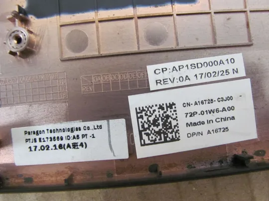 номер0170-27 Кришка панель палмрест та тачпад AP1SD000A10 A16725 для Dell Latitude E5480 оригінал Характеристики