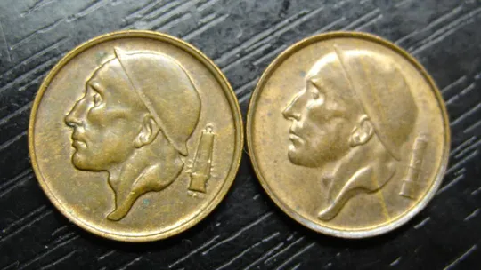 Купити 50 сантимів Бельгія 1982 (два різновиди)