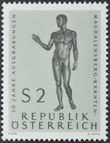фото, Австрия Археологические раскопки в Магдаленсберге 1968
