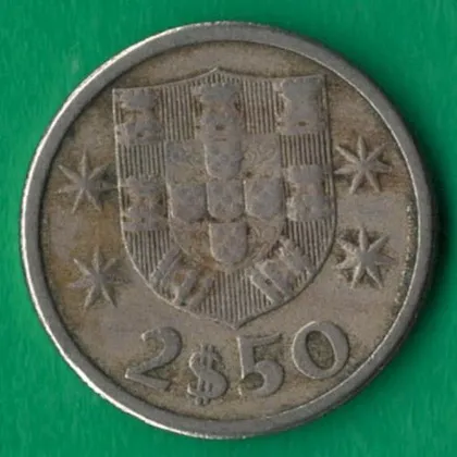 фото, 2,5 ескудо 1963 року Портуґалія [М]