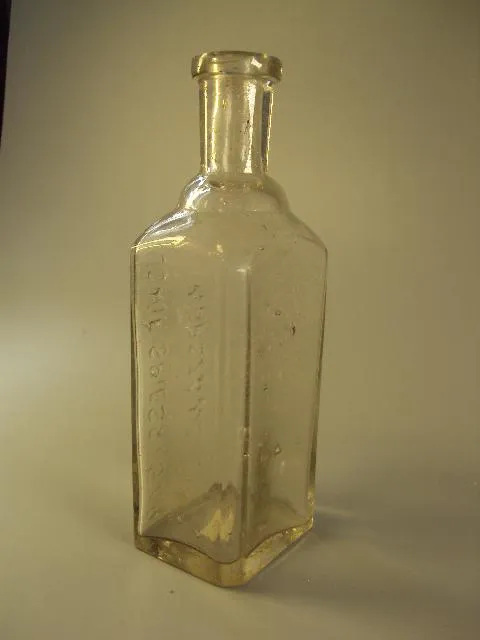 бутылка бутылочка варшава ludwik spiess i syn warszawa стекло высота 14 см (№1122) З аукціону