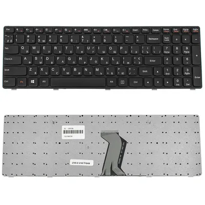 фото, Клавіатура для ноутбука LENOVO (G500, G505, G510, G700, G710) ukr, black