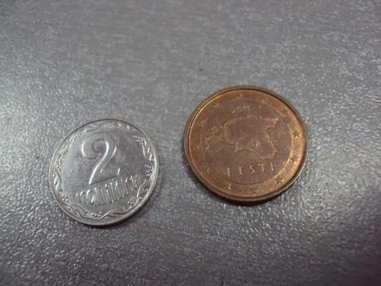 монета эстония 2 евро цента 2011 №8638 Ціна