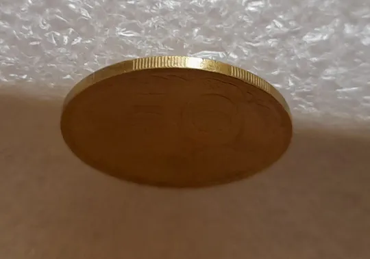 (1802да) 50 копійок 1992 1АВ(в)м брак по каталогу ІТК та Шекені (50 копеек 1992) Недорого