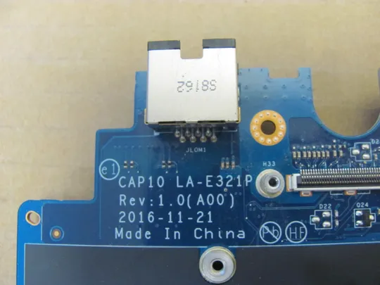 номер1000-10 материнська плата Mainboard Материнка Основна плата Системна плата Плата системи Laptop motherboard мамка ноутбучна плата CAP10 LA-E321P   i7-7820HQ SR32N для Dell Precision 7710 7720 оригінал Інтернет-аукціон