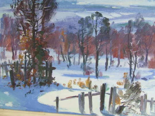 ЧСЗХУ Закарпатская школа Демідюк В. к.м. роз. 70х50 см. 1993 р. Ужгород . Де купити