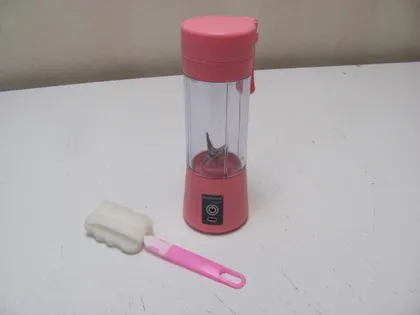фото, 5277 Блендер портативний USB Juice Cup Smoothie Maker з акумулятором Рожевий НІМЕЧЧИНА
