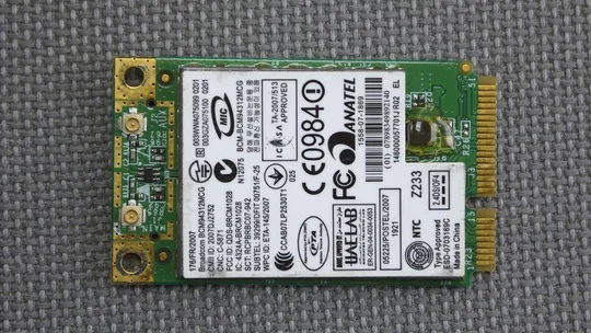 Wi-Fi модуль для ноутбуков Broadcom BCM94312MCG 2.4 ГГц 54 Мбит/с mini PCI-E Ціна