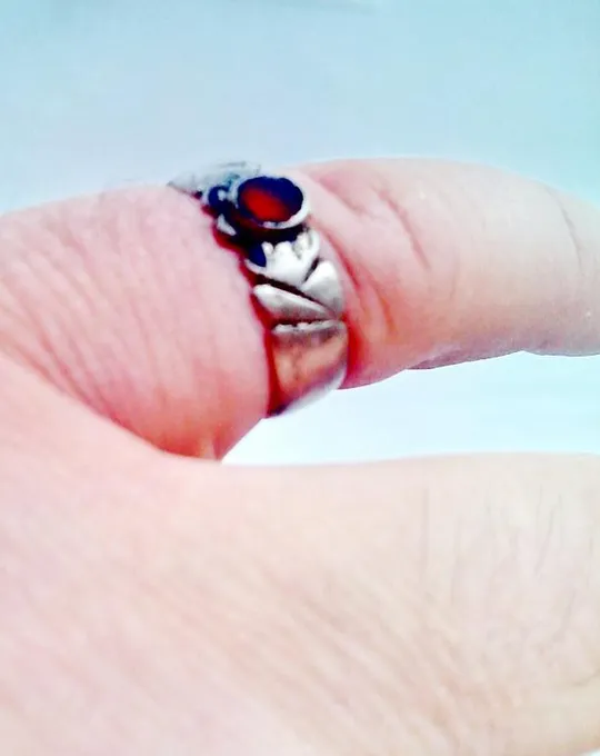 Настоящее средневековое серебряное кольцо, требуется небольшой ремонт, 17 века.rt542 Де купити