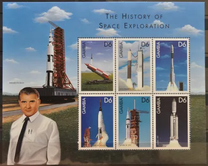 фото, Гамбия Космос Вернер фон Браун 1999