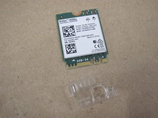 667-20 WI-FI модуль AX200NGW  KILLER 1650X 0TKNXX для Dell Inspiron G15 5510 5511 5515 оригінал Ціна