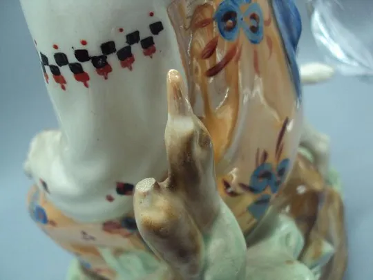 Фигура фарфор СКК Славянск Аленушка и братец Иванушка большая аленушка с козленком сказка 33 см №231 З аукціону