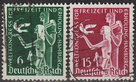 1936 - Рейх - Конгрес в Гамбурзі Mi.622-23 Ціна