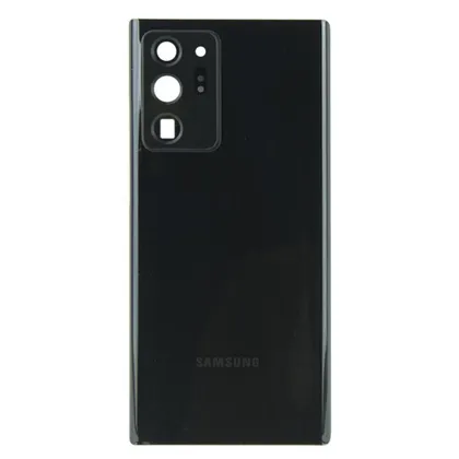 фото, Задня частина корпусу Samsung Galaxy Note 20 Ultra SM-N985 / SM-N986 Mystic Black (з склом камери)