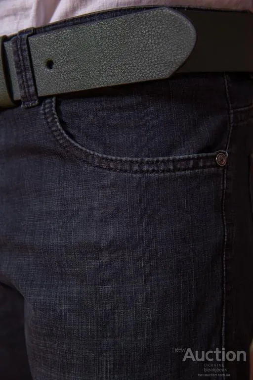 Джинсы мужские прямого кроя, цвет грифельный, 194R50100 Де купити