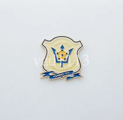 фото, футбол  значок  Федерация футбола Барбадос  /конфедерация КОНКАКАФ /