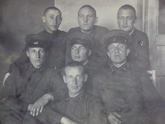 Купити фотография курсанты 1-е Киевское артиллерийское училище 1938 №1285