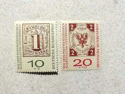 фото, Серія поштових марок Німеччина ФРН 1959 рік **
