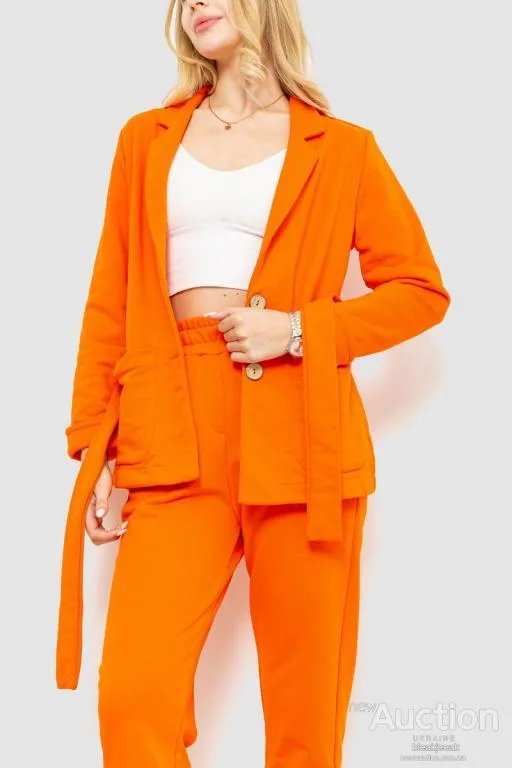 Купити Костюм женский повседневный, цвет оранжевый, 115R0507