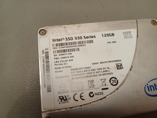 Купити 1062 SSD диск INTEL 330 120GB 2.5" SATA НІМЕЧЧИНА