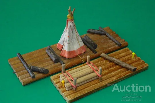 индейцы ковбои ГДР плот плоты №410 + №414 Продаж