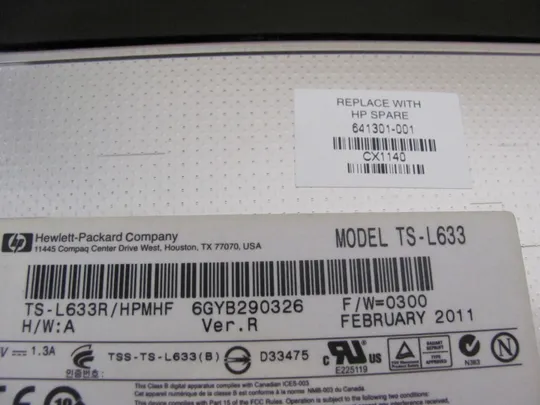 442-1 DVD привід   для  HP Pavilion DV7 DV7-6000 DV7T  оригінал Інтернет-аукціон
