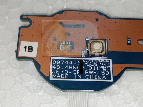 Кнопка включення з ноутбука ACER ASPIRE 7551G 48.4HN03.011 З аукціону