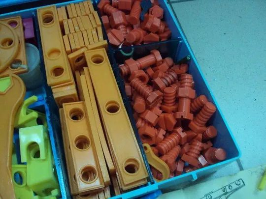 Маленький конструктор пластмасса ссср размер 30х22,5 см №10798 Недорого