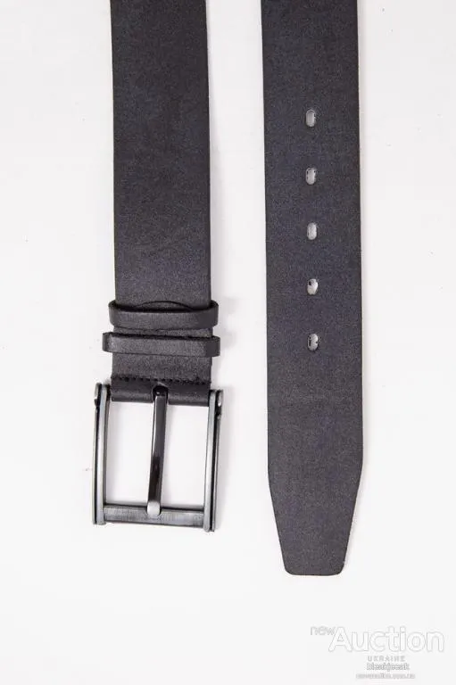 Классический мужской ремень, черного цвета из эко-кожи, 196R45S1W8 З аукціону