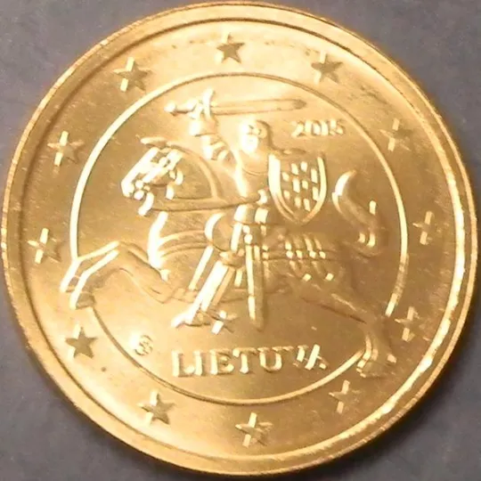 2 євроценти 2015 Литва UNC Ціна