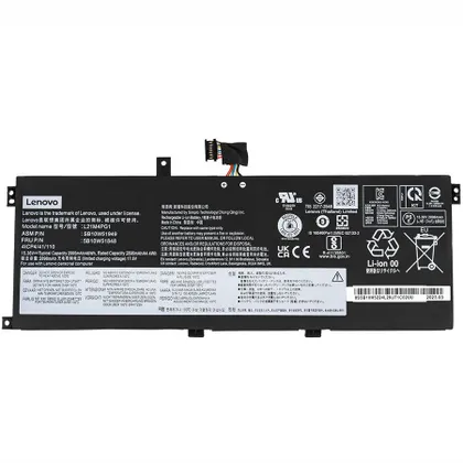 фото, Оригінальна батарея для ноутбука Lenovo L21C4PG1 (ThinkPad L13 Gen 4) 15.36 3000mAh 46Wh Black