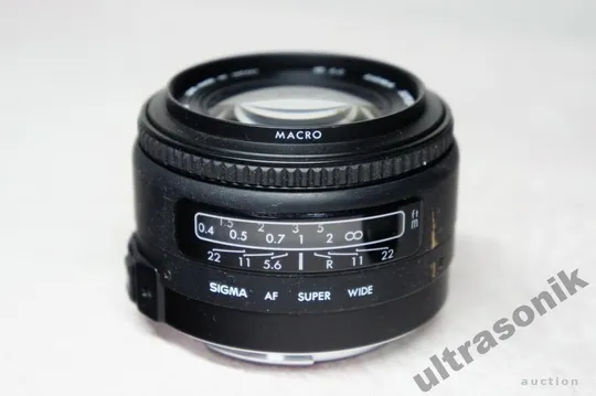 Об'єктив Canon EF, EF-S широкоугольный Sigma Super-Wide II 1:2.8 f=24mm multi-coated Ф52mm Japan Вживане З аукціону