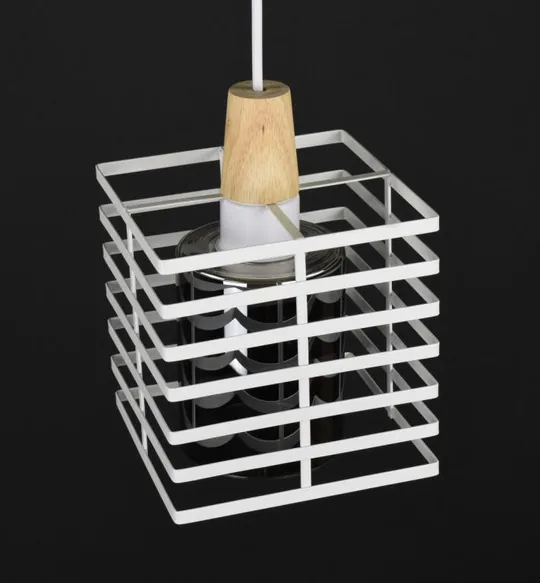 Люстра подвесная LOFT на 1 лампочку 27787 Белый 30-100х16х16 см. Продаж