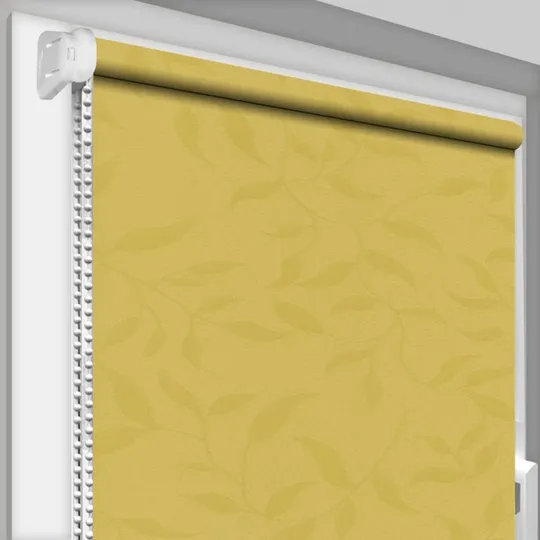 Рулонная штора Rolets Натура 1-1895-1200 120x170 см открытого типа Желтая Ціна
