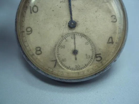 Карманные часы Молния 15 камней ссср ччз не на ходу диаметр 4,3 см №14611 Недорого