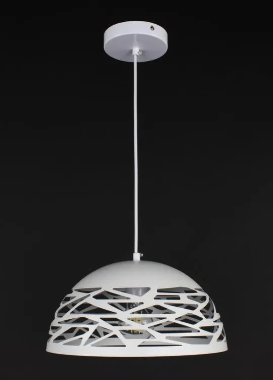 Люстра подвесная на 1 лампочку 27812 Белый 30-180х30х30 см. Недорого