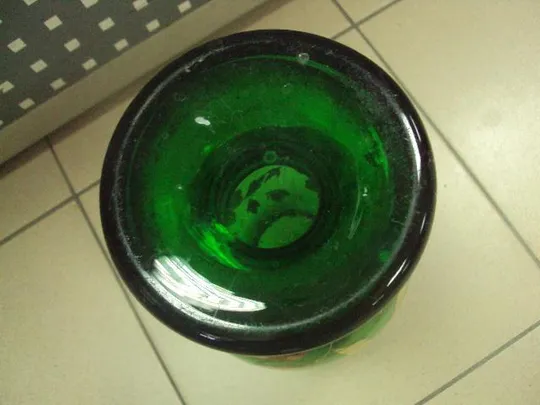 Ваза цветочки чешское стекло богемия №486п Продаж