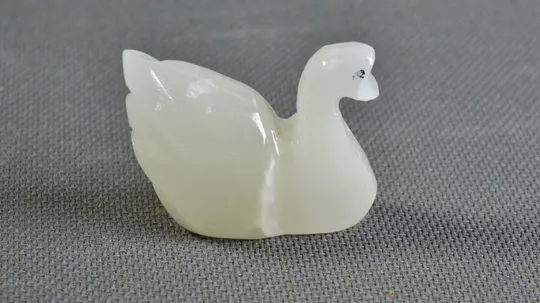 Купити Лебедь мини фигурка статуэтка из оникса БУ фігурка лебідь