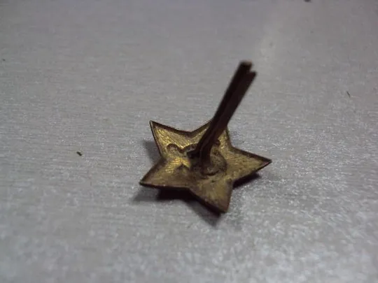 милитария кокарда звездочка ссср латунь эмаль 22 мм №2473 Продаж