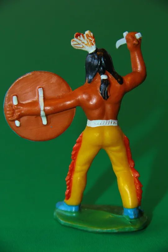 Купити індіанець ГДР 046 Вікторіо Георг Блехтшмід ЖОВТА ГУМА оригінальний НІЖ