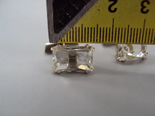 Запонки прямоугольные белые вставки серебро 875 проба ссср 2ЛЮ вес 6,93 г 2,1х1,3х0,9х0,7 см №м14164 Характеристики