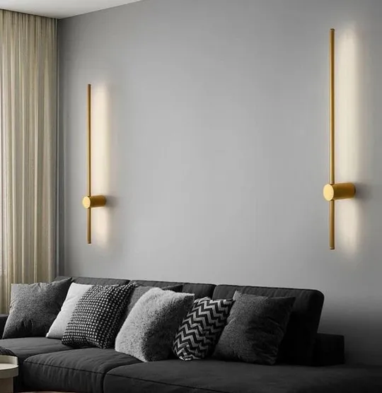 Бра настенное LED WJ014/1000-ab-k Латунь 10х6х100 см. Ціна