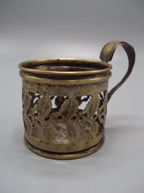 Подстаканник листья Варшава W.M.F. B.Buch Galw высота 6,7 см, диаметр 7,6 см №13657 Ціна