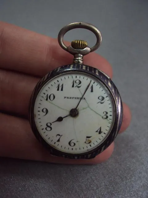Купити часы карманные preferita remontoir cylindre серебро №80 (№2181)