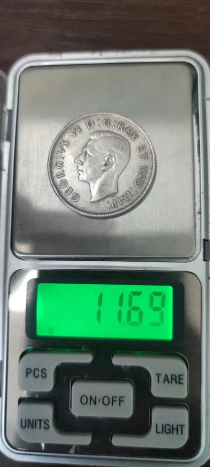 фото, 50 центів Канада 1943 рік срібло