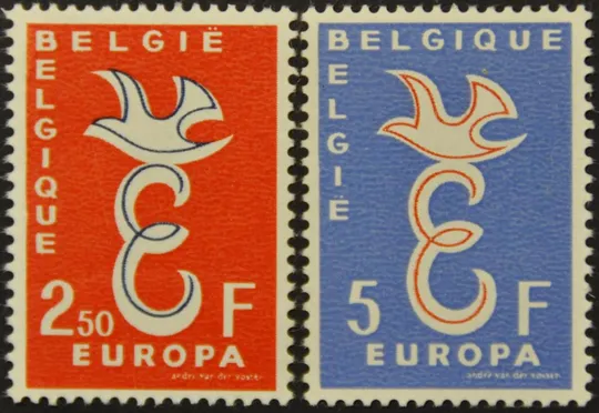 Бельгия  Европа СЕПТ 1958 Ціна