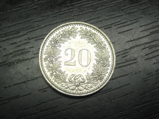 20 рапенів 2002 Швейцарія Ціна