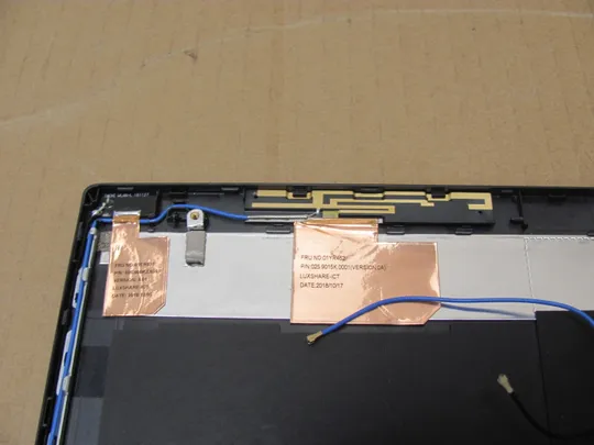 номер1038-3 кришка матриці 460.0CW0B.0001  01YU625 для Lenovo Thinkpad T580 P52S T570 P51S Кришка дисплея Тильна кришка Корпус матриці Верхня кришка matrix cover Top Case LCD Cover Rear Lid Back Cover Housing Cabinet оригінал Де купити