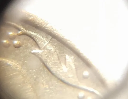 (3652) 10 копійок 2006 розкол між 1 та 2 гронами на реверсі (10 копеек 2006 брак) Продаж