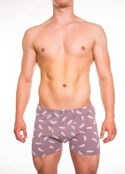 Купити Чоловічі труси боксери Bono МШ 950210 прино Пір’я димчато-рожеві (розміри: 46-56)